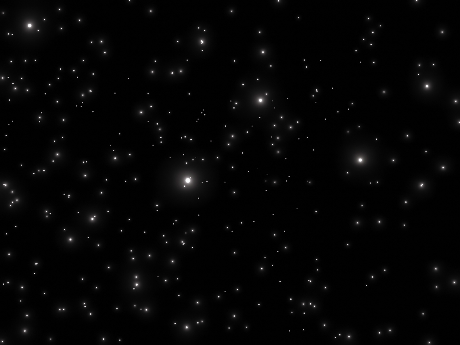 Night Sky with White Stars Background